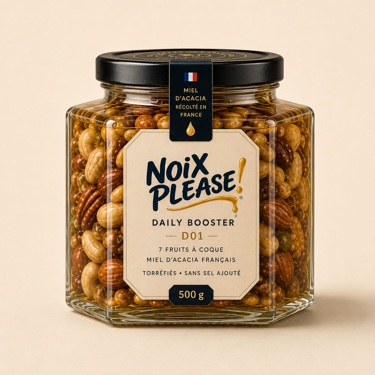 Daily Booster — 7 Fruits à Coque & Miel d’Acacia Français